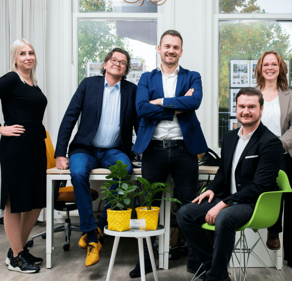 het team van marcel kon makelaardij