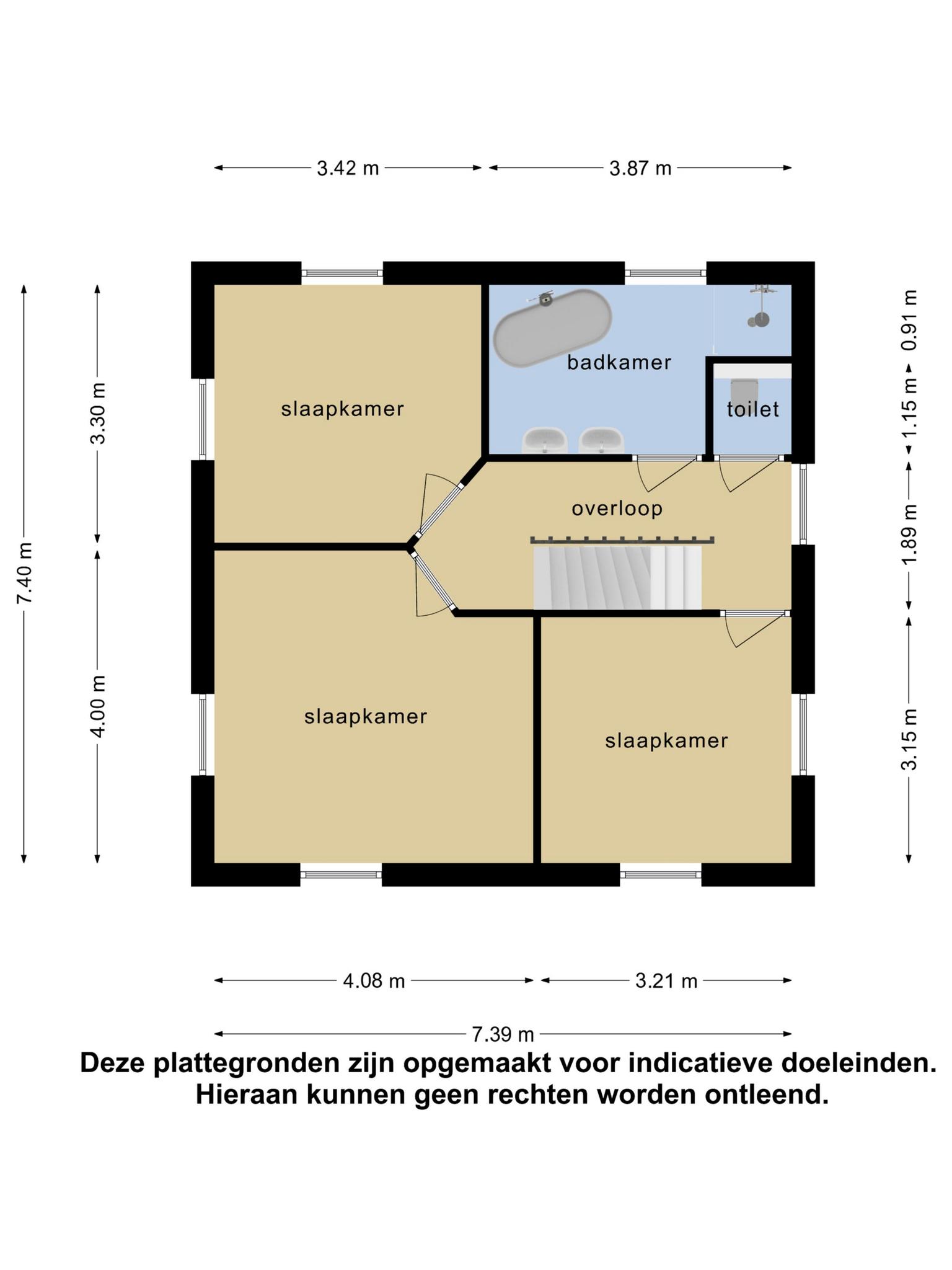 Borne – Stroom-Eschlaan 98 – Plattegrond 2